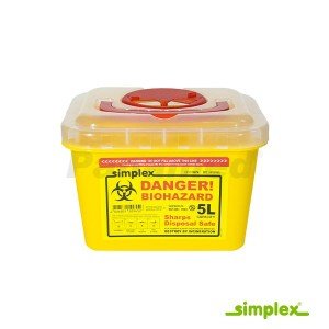 Simplex Sharps Disposal Safe 5L